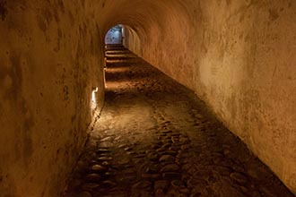 Underground Passageway, Kronborg Castle, Helsingor, Denmark