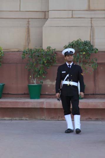 Guard at India Gate, New Delhi