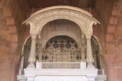 Emperor's Throne, Diwane Aam, Red Fort, New Delhi