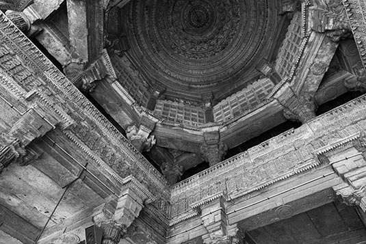 Ceiling, Jumma Masjid, Ahmedabad, Gujarat, India