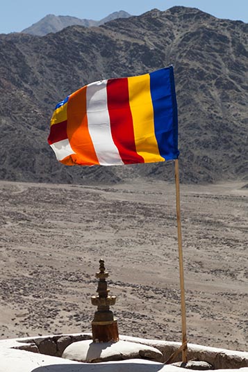 View from Thiksey Monastery, Ladakh, India