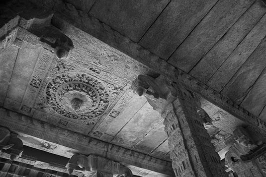 Ceiling, Vitthala Temple, Hampi, Karnataka, India