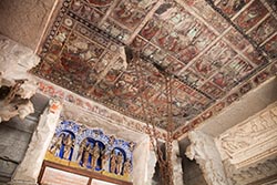 Ceiling, Virupaksha Temple, Hampi, Karnataka, India