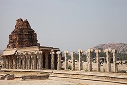 Resting Place, Vitthala Temple, Hampi, Karnataka, India