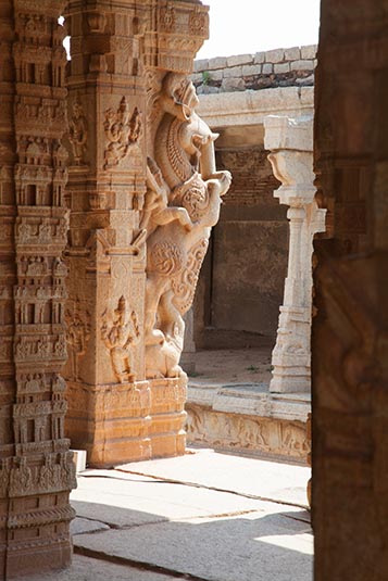 Pillars, Vitthala Temple, Hampi, Karnataka, India