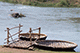 Boats, Tungabhadra River, Hampi, Karnataka, India