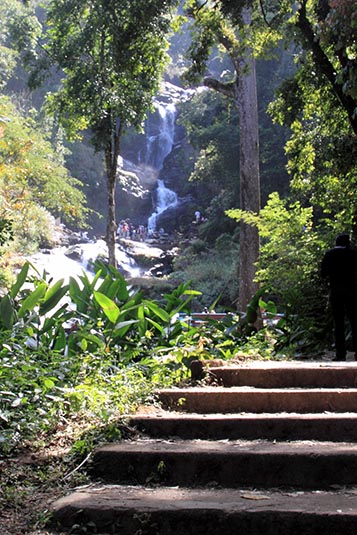 First Sight of Irpu Falls, Karnataka