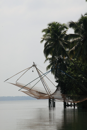 House Boat Cruise, Fishing Net, Ashtamudi, Kerala