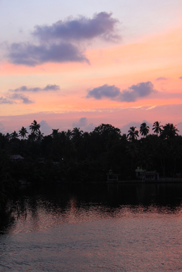 Sunset, Ashtamudi Back Waters, Ashtamudi, Kerala