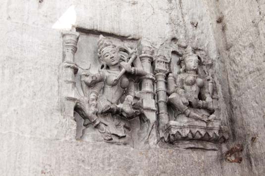 Sculptures in Temple, Omkareshwar, Madhya Pradesh, India