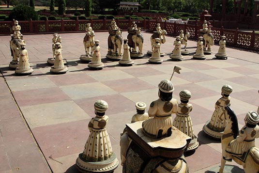 Chessboard, Taj Jai Mahal Hotel, Jaipur, India