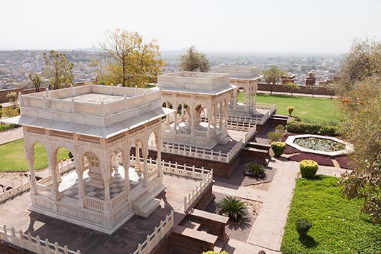 Cenotaphs, Jaswant Thada, Jodhpur, Rajasthan, India