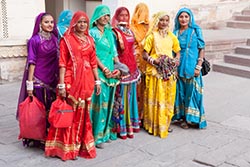 Local Ladies, Mehrangarh Fort, Jodhpur, Rajasthan, India