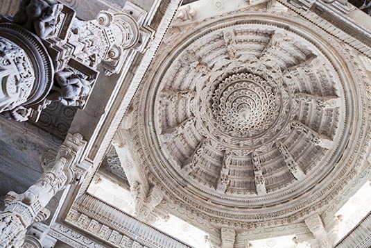 Ceiling, Ranakpur Jain Temple, Ranakpur, India