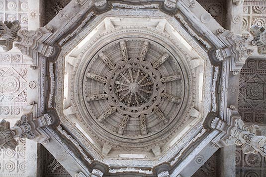 Ceiling, Ranakpur Jain Temple, Ranakpur, India