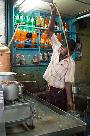 A Coffee Maker, Sri Ranganathaswamy Temple, Srirangam, Tiruchirapalli, India
