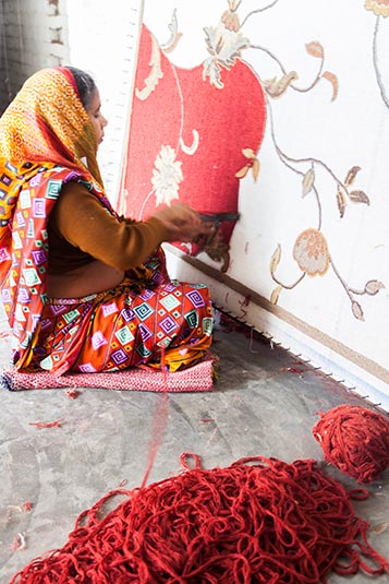 Carpet Weaver, Mirzapur, India