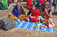 Pilgrims offering prayers, Prayagraj, India