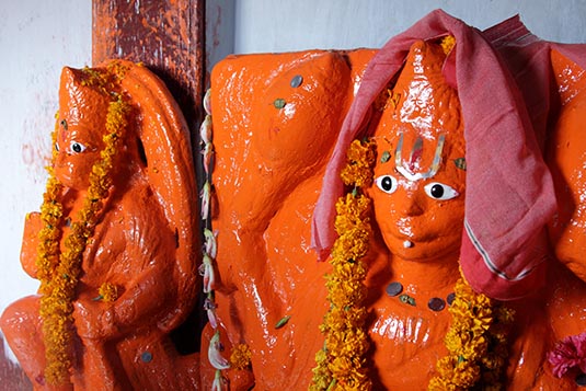 Lord Hanuman, Gangasagar, West Bengal, India
