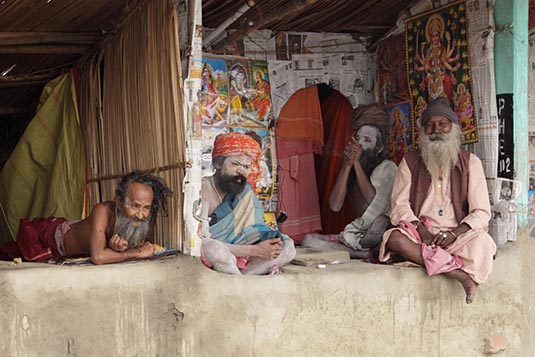 Naga Babas, Gangasagar, West Bengal, India