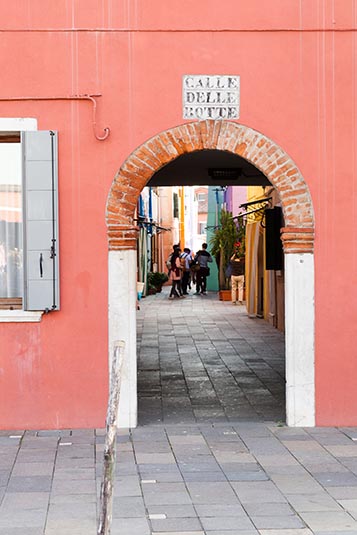 Calle Delle Botte, Burano, Italy