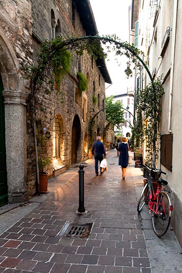 A Cobbled Street, Como, Italy
