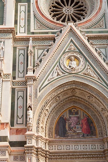 Facade, Florence Cathedral, Florence, Italy
