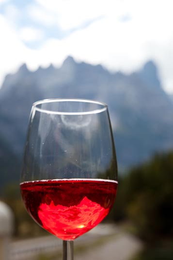 Dolomites in a Glass, Passo Falzarego, Italy