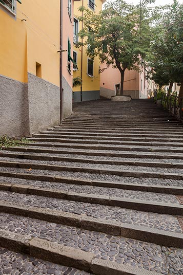 Steps, Riomaggiore, Italy