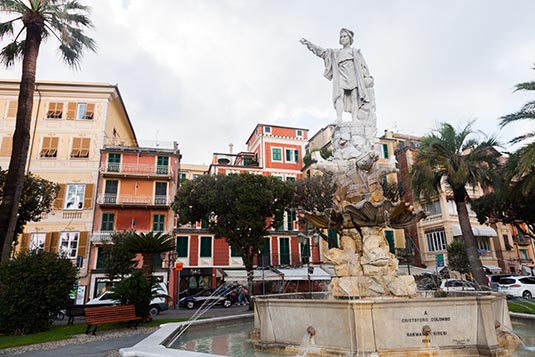 Statue of Columbus, Santa Margherita Ligure, Italy