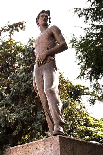 A Statue, Piazza Bra, Verona, Italy