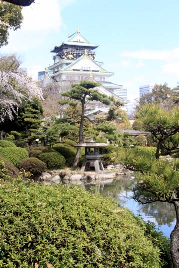Japanese Garden, Osaka Castle, Osaka, Japan