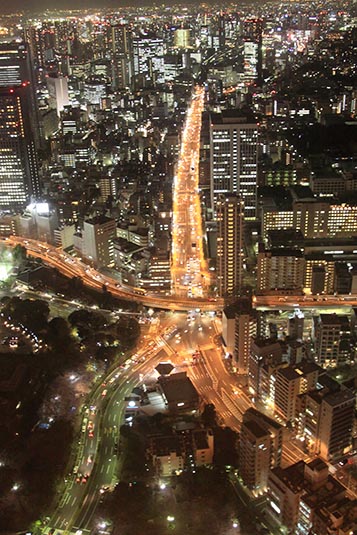 View from Tokyo Tower, Tokyo, Japan
