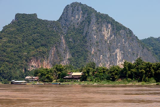 Towards Pak-Ou Caves, Mekong River, Luang Prabang, Laos