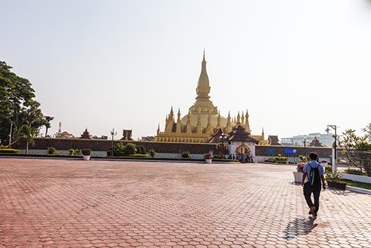 Stupa, Pha That Luang, Vientiane, Laos