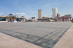 Sukhbaatar Square, Ulaanbaatar, Mongolia