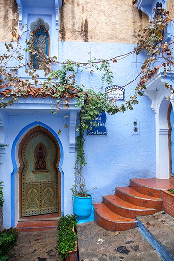 Doorway, Madina, Chefchaouen, Morocco
