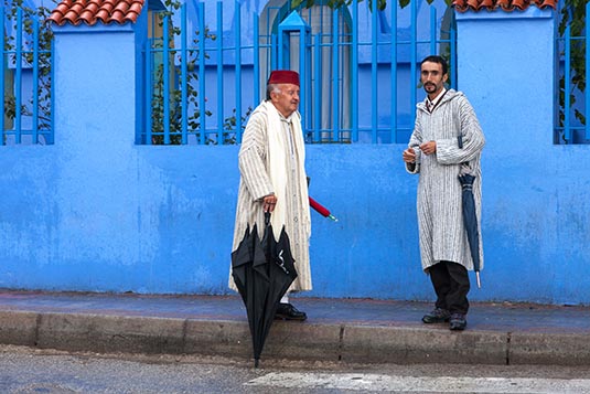 Locals, Chefchaouen, Morocco