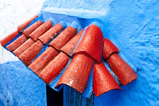 Roof, Madina, Chefchaouen, Morocco