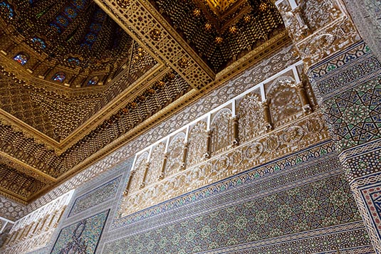 Ceiling, Mausoleum of Mohammed V, Rabat, Morocco