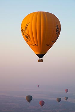 View from Hot Air Balloon, Bagan, Myanmar