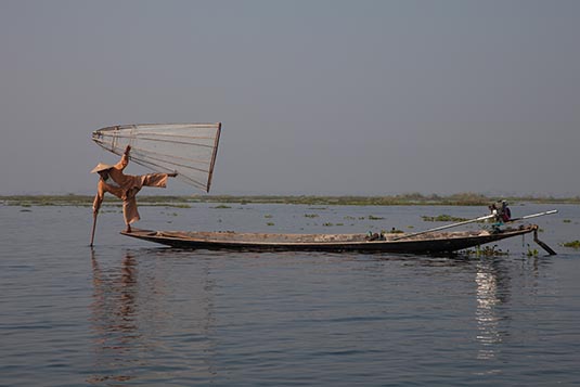 Fisherman, Inle Lake, Inle, Myanmar