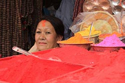 Vendor, Pashupatinath Temple, Kathmandu, Nepal