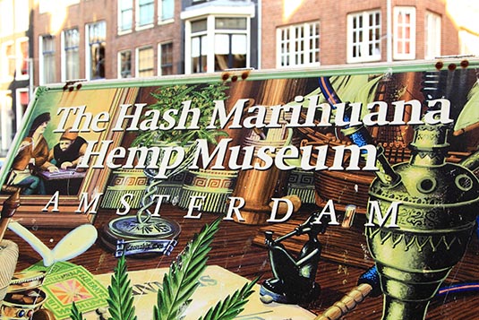 Marihuana Museum, Red Light District, Amsterdam, the Netherlands
