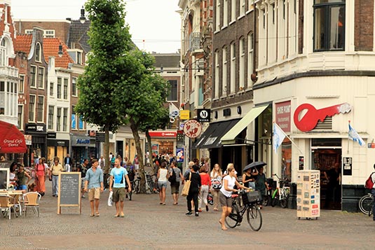 Zijlstraat Street, Haarlem, the Netherlands