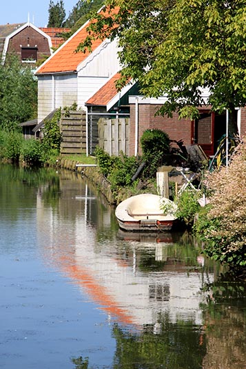 Canal, Marken, the Netherlands