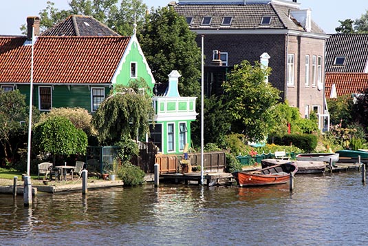 Canal Side, Zaanse Schans, the Netherlands