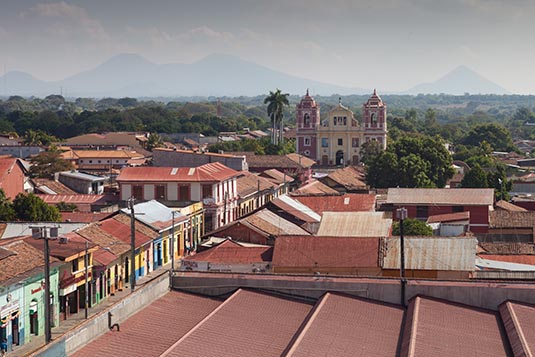 View from Basilica Cathedral de la Asuncion, Leon, Nicaragua