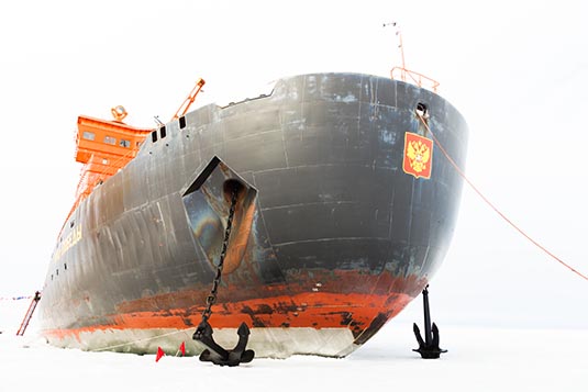 Ice Breaker, 50 Years of Victory, At 90 Degrees North, North Pole