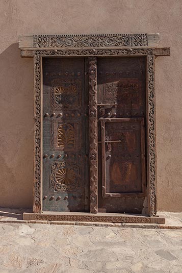 A Door, Nizwa Fort, Nizwa, Oman